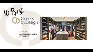 10 Best Closets DFW  Closets By Design DFW 1 [upl. by Patti]