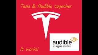 Tesla how to play Audible Audiobooks [upl. by Esikram]