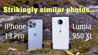 iPhone 13 Pro vs Lumia 950 XL  2021 vs 2015 [upl. by Hakeem979]