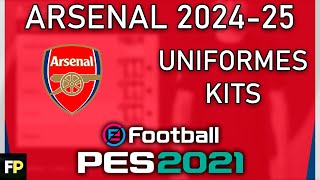 PES 2021  Uniformeskits Arsenal 2425 Xbox [upl. by Huai]