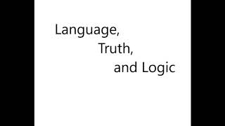 Language Truth and Logic 1 [upl. by Elsa130]