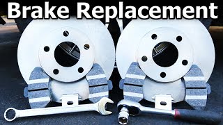 How to Replace Brake Pads and Rotors COMPLETE Guide [upl. by Yahsram]