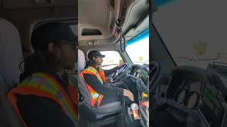 Driving a 18 Wheeler with a Trailer  CFTR  Trucking School [upl. by Irrej611]