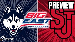 UConn vs St Johns Preview and Predictions  Big East Tournament [upl. by Vashtee]