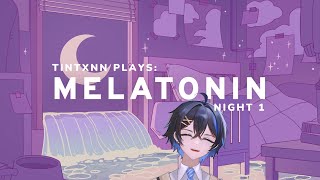 Anime boy tries out a LoFi rhythm game  Melatonin  Night 1 [upl. by Layney]