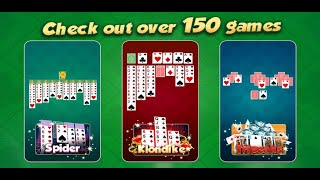 Classic Card Games Collection  Solitaire Klondike Freecell Pyramid Tripeaks and More [upl. by Zoila203]