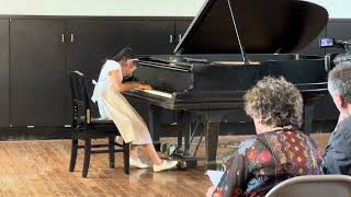 Bach Invention 15 and Stetsiun Etude Impromptu played by Claire Yang 8yo [upl. by Hartzell]