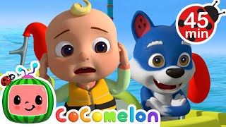 Big Balloon Race  CoComelon Animal Time 🐺  Kids Learning Songs  Sing Along Nursery Rhymes [upl. by Knepper]