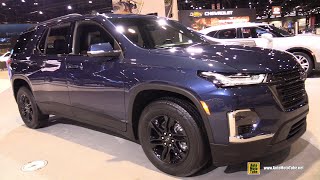 2022 Chevrolet Traverse LT Midnight Edition  Exterior Interior Walkaround [upl. by Irret]