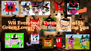 Wii Everybody Votes Channel In Green Lowers Split Goo Goo Gaa Gaa [upl. by Moreta867]