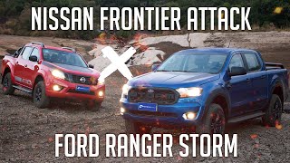 Comparativo Ford Ranger Storm x Nissan Frontier Attack [upl. by Rafat]