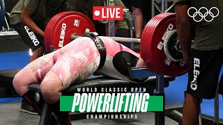 🔴 LIVE Powerlifting World Classic Open Championships  Womens 57kg Group B [upl. by Reitrac]