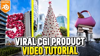 How to Create These Viral CGI Product Animations in Blender  VFX Tutorial [upl. by Ereynihc]