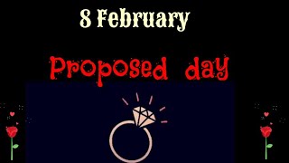 Propose Day status  Happy Propose day  Propose day Romantic whatsapp status  Tv serial status [upl. by Domini43]