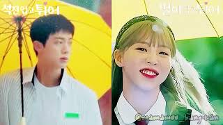 Jin x Moonbyul “Sudden Shower” Lovely Runner Kdrama 💛🐹☔️🐹💛 [upl. by Bunce]