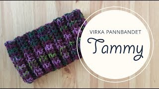 Virka pannbandet Tammy för nybörjare [upl. by Ccasi]