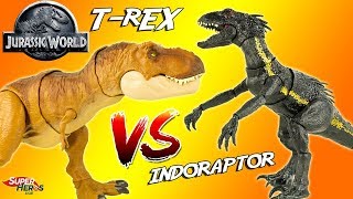 Jurassic World TRex vs Indoraptor Dinosaures Mattel [upl. by Faires]