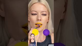 Lipstick color theory💛 makeup lipstick makeuptutorial lipistickhack makeuphacks lips shorts [upl. by Aissirac]