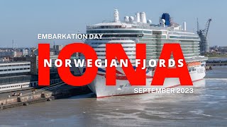 PampO IONA 🇳🇴 Embarkation Day  Southampton to the Norwegian Fjords cruise ship  Norway [upl. by Meeker]