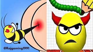 Draw T Smash vs Help Me Tricky Story  ASMR Satisfying Gameplay 2024 drawtosmash helptrick viral [upl. by Elinnet351]