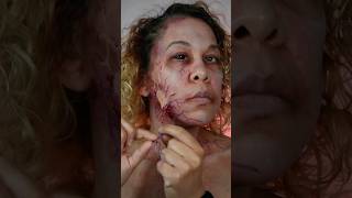 Infected Zombie Bite SFX Makeup Peel [upl. by Adnuahsar]