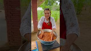 CHORIZO Artesanal Mexicano aprende hacerlo con estos secretos 😱 mexico food shorts like [upl. by Ynnaej853]