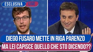 Diego Fusaro Umilia e Ridicolizza Parenzo che Reagisce ma viene Zittito [upl. by Lorusso200]