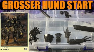 Maschinen Krieger Großer Hund from Hasegawa Snap Building Start pt 2 [upl. by Atnauq]