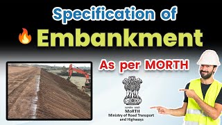 Specification of Embankment Construction as per MORTH Guidelines [upl. by Gintz]