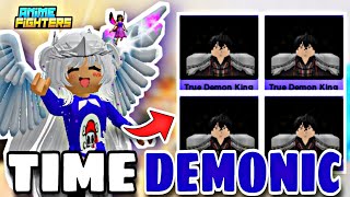 COMECEI a FAZER meu TIME de DEMONIC INFUSER no ANIME FIGHTERS SIMULATOR  Roblox [upl. by Aguste]