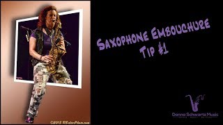 Saxophone Embouchure Tip 1 How to stop air leaking from the corners [upl. by Cence]