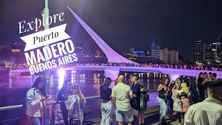 Puerto Madero  Buenos Aires  Argentina  4k Walk [upl. by Eleazar275]