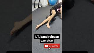 IT band release exercise physioterapy ytshorts sports trendingshorts viralshorts [upl. by Kaliope]