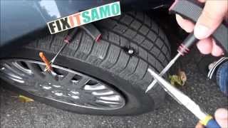 DIY How to Fix a Flat Tire EASY [upl. by Chemar]