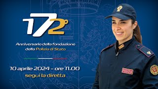 172° Anniversario della fondazione della Polizia [upl. by Oludoet]