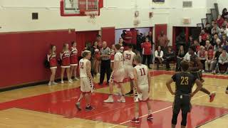 Boys Varsity Basketball Baldwinsville VS Henninger 12152017 [upl. by Niltyak]