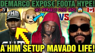 Mavado Life In Dnger Demarco Exposes Foota Hype Dirty Ways Demarco Tell Foota Sym Brawlin [upl. by Haram]