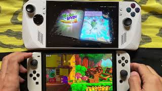 YookaLaylee and the Impossible Lair  Nintendo Switch 60 fps  Asus Rog Ally pc handheld [upl. by Nepets]