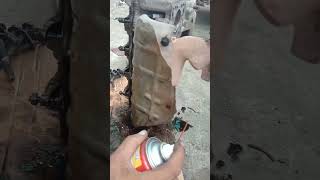 Engine head cleaning autorepair automobile shortsviral [upl. by Clements619]