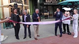 Naples Ristorante e Pizzeria Grand ReOpening at Downtown Disney [upl. by Hank]