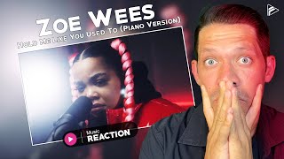 Zoe Wees  Hold Me Like You Used To Piano Version Reaction [upl. by Elokcin]