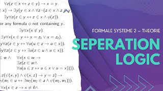 Formale Systeme 2 Theorie Separation Logic  Verifast 4 von 4 [upl. by Zuzana770]