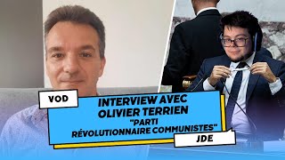 INTERVIEW  Olivier Terrien – tête de liste quotParti Révolutionnaire Communistesquot Aux Européennes [upl. by Yeslah372]