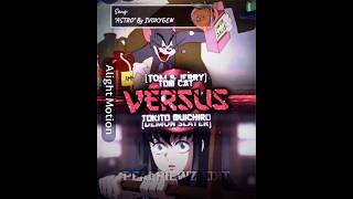 tomcat vs muichiro shorts tomandjerry demonslayer alightmotion edit wis anime cartoon [upl. by Marigold159]