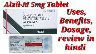 AlzilM 5mg Tablet  Donepezil and Memantine Tablet  Alzil M 5 Tablet  Alzil M 5mg Tablet Uses [upl. by Sontich]