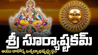 SRI SURYASHTAKAM WITH TELUGU LYRICS AND MEANING  DEVOTIONAL [upl. by Yrotciv]