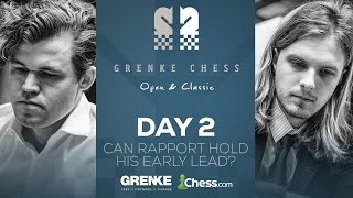 Can Rapport Hold Early Lead As Magnus MVL Ding Vincent Chase GRENKE Chess Classic 2024 Rds 34 [upl. by Olimpia35]