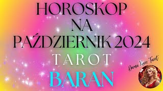 HOROSKOP NA PAŹDZIERNIK 2024  BARAN  TAROT [upl. by Winne]