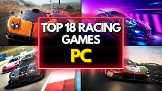 TOP 18 BEST RACING GAMES FOR PC IN 2024 BEST PC GAMES [upl. by Dewayne]