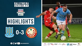 Match Highlights I Ballymena United 03 Portadown [upl. by Grete]